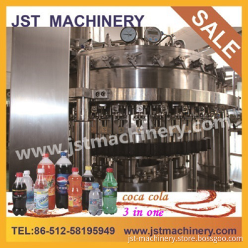 Pet Bottle Automatic Carbonated Gas Drink Filling Line